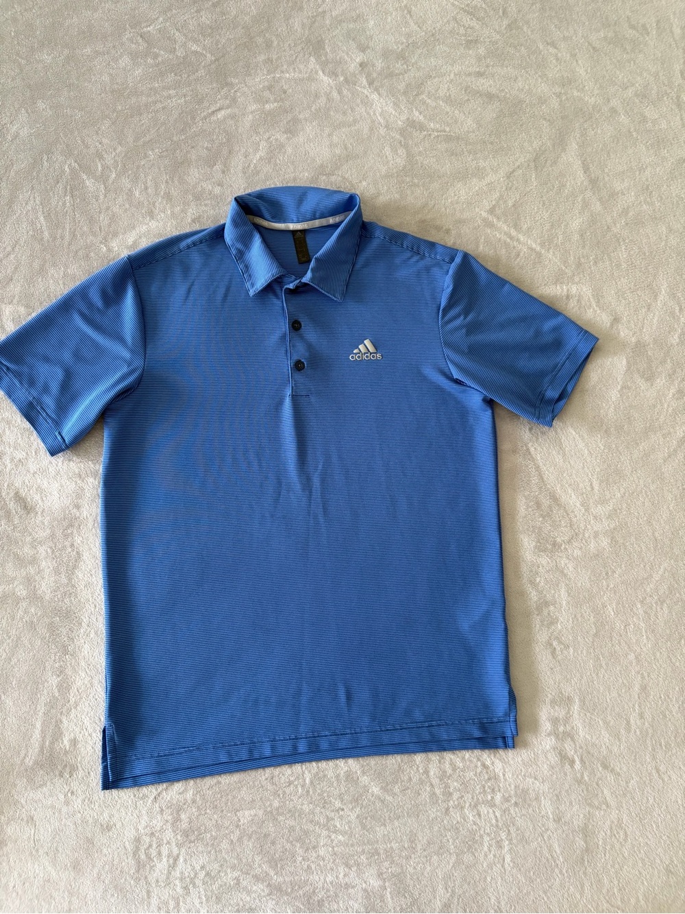 adidas Men's Royal Blue Short-Sleeve Polo